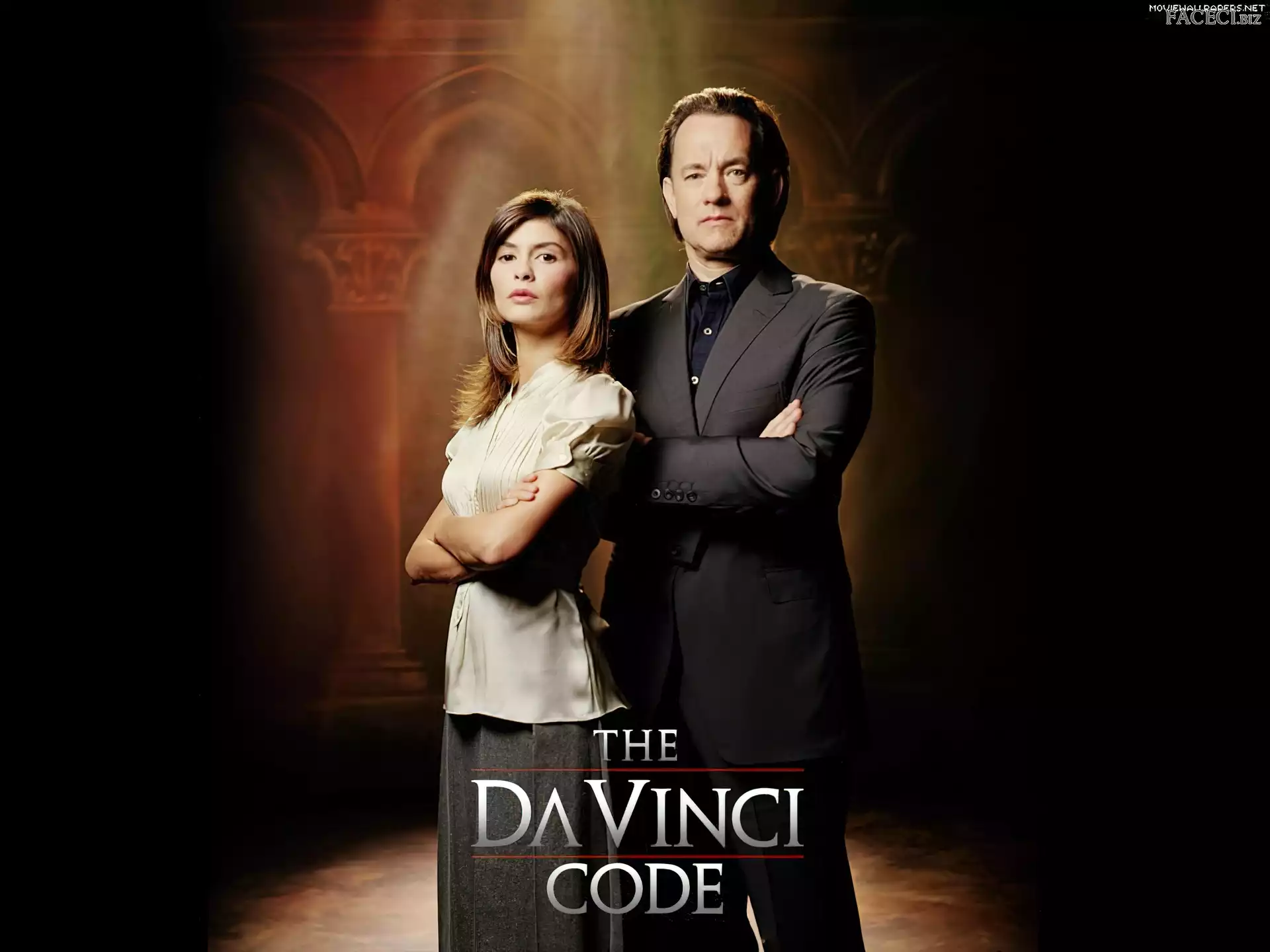 Audrey Tautou, Film, Kod da Vinci, Aktorka, Tom Hanks, The Da Vinci Code, Aktor